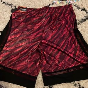 And1 red shorts